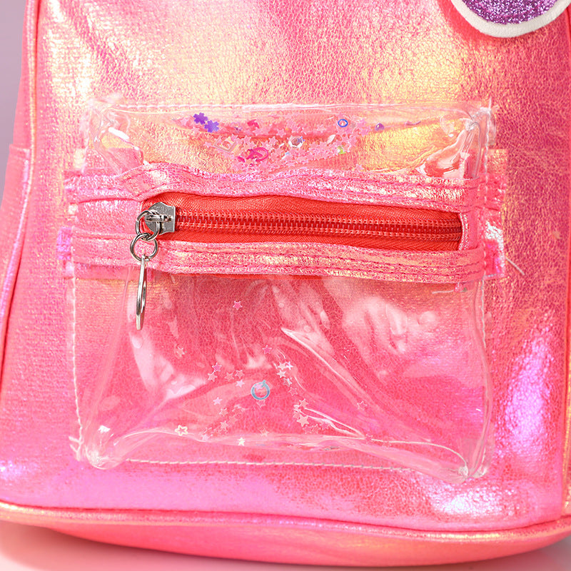 Venta al por mayor PU Bowknot Niños Mochila